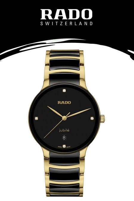 ساعة Rado - الشبابية  - ذهبي اسود <br> <span class='text-color-warm'>نفدت الكمية</span>